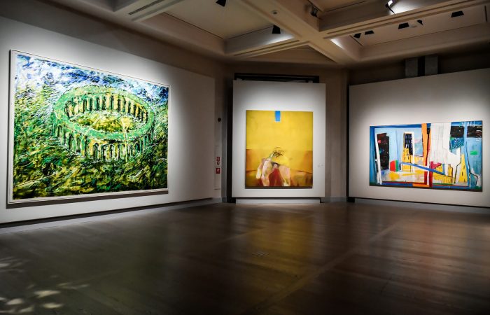 01/06/2021 Milano, Gallerie D’Italia, Intesa San Paolo, Mostra Painting Is Back, anni ottanta la pittura in Italia; allestimento